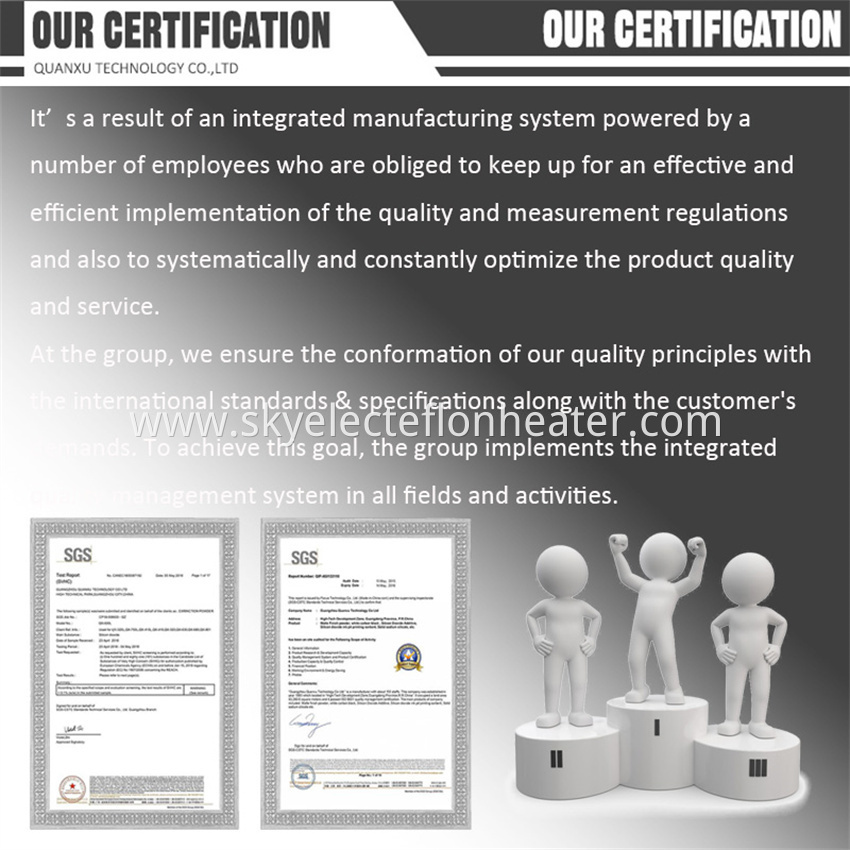 Our Certification 2